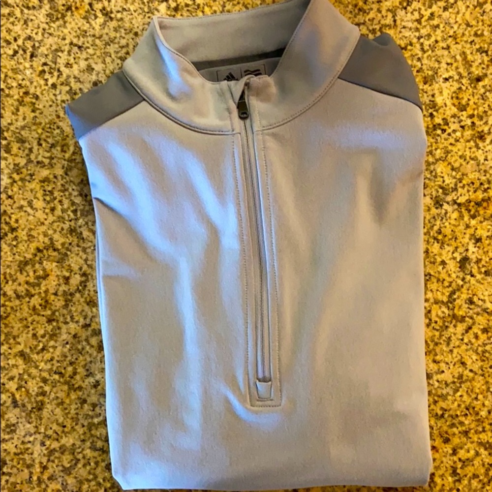Men’s adidas golf gray quarter zip